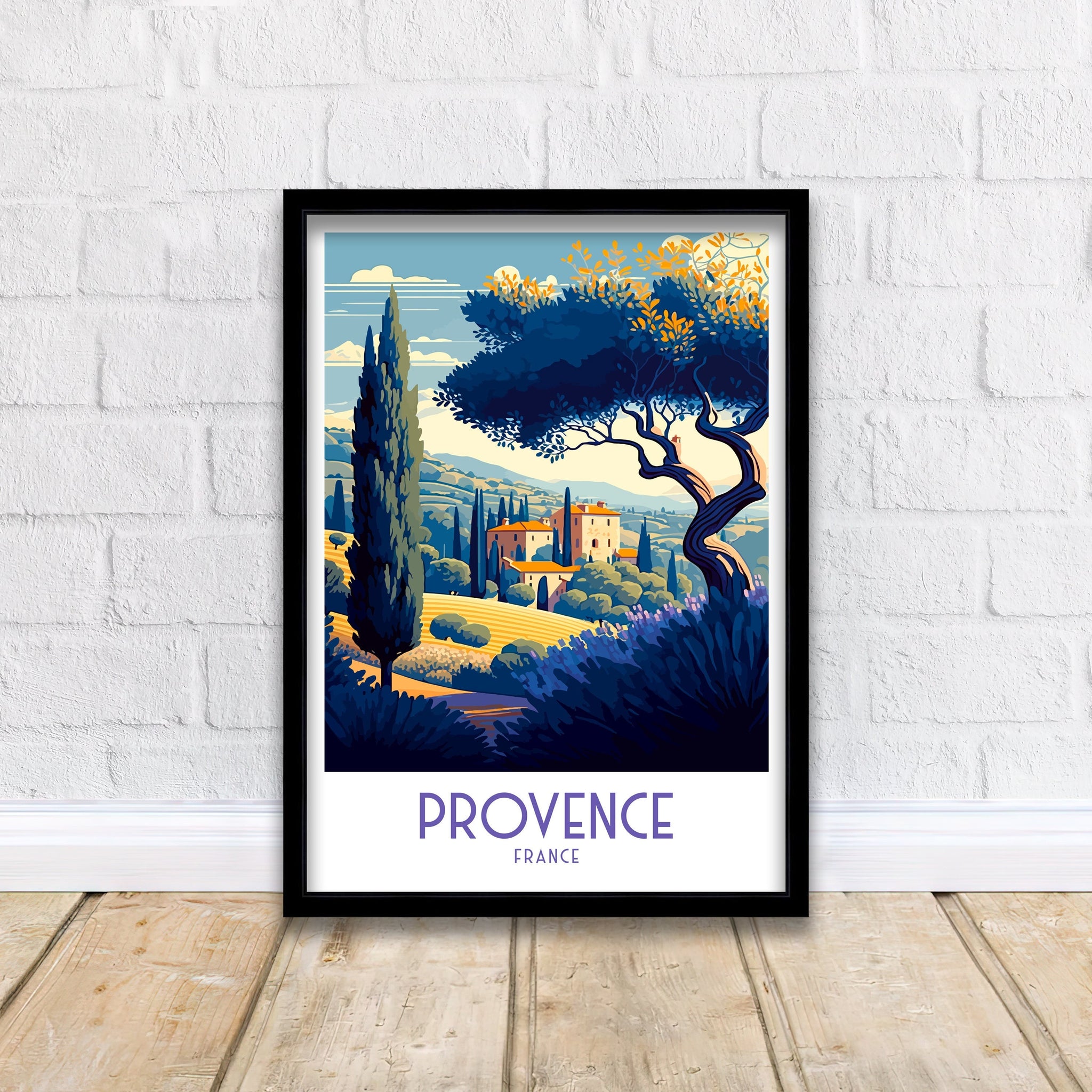 Provence France Travel Print | Landscape Wall Art