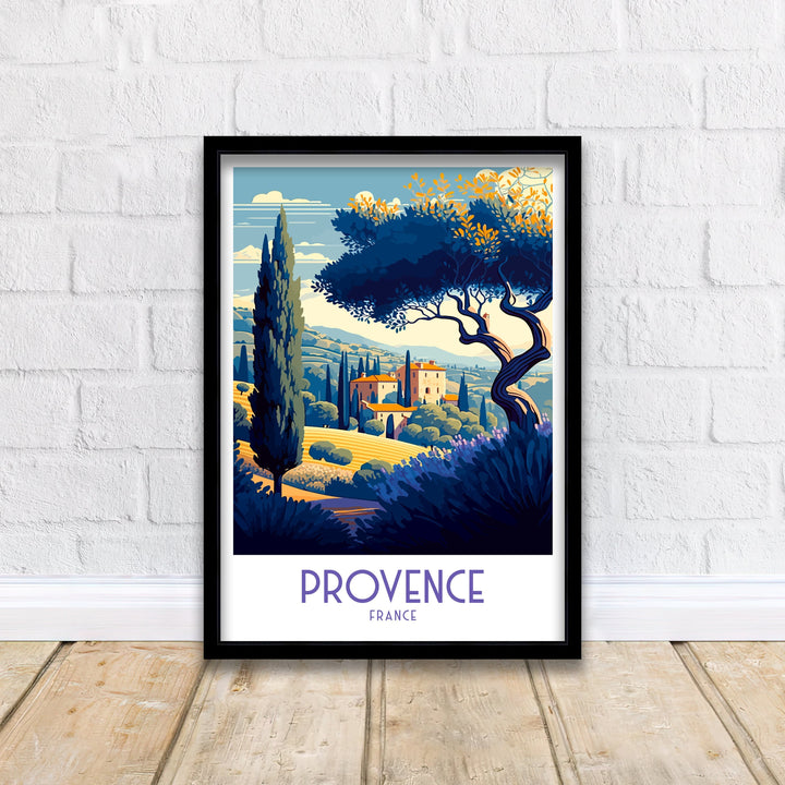 Provence Travel Poster