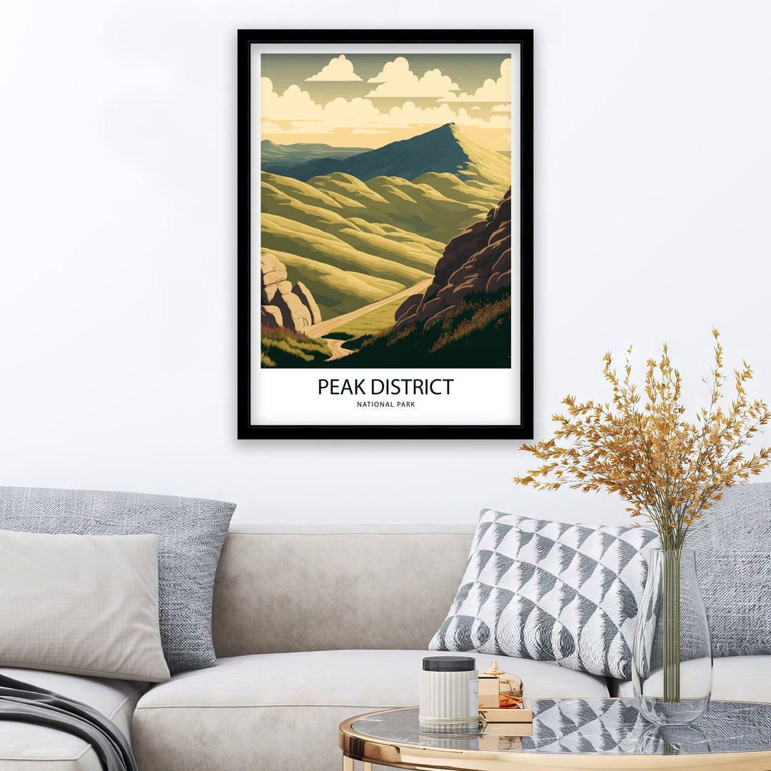 Peak District Travel Poster