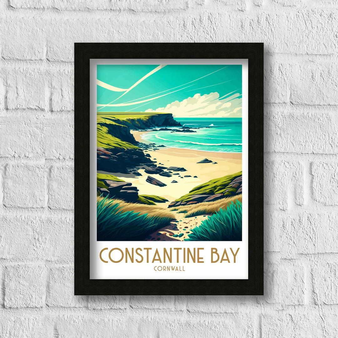 Constantine Bay Travel Poster