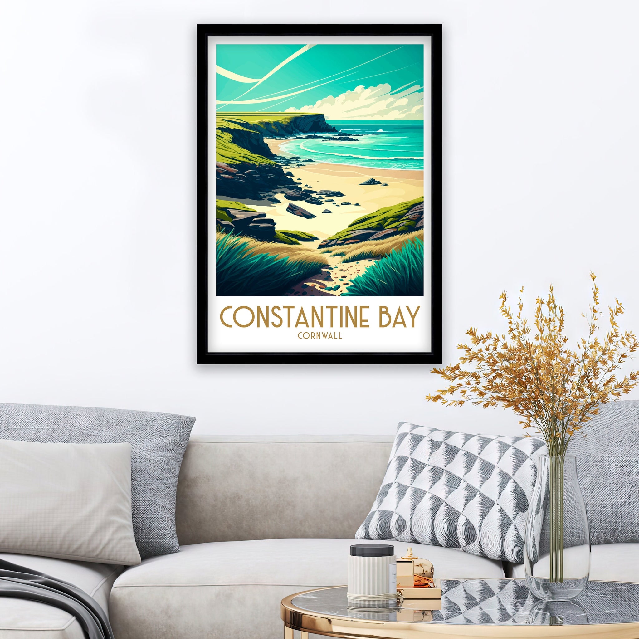 Constantine Bay Travel Poster