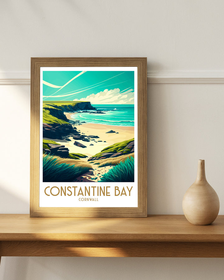 Constantine Bay Travel Poster