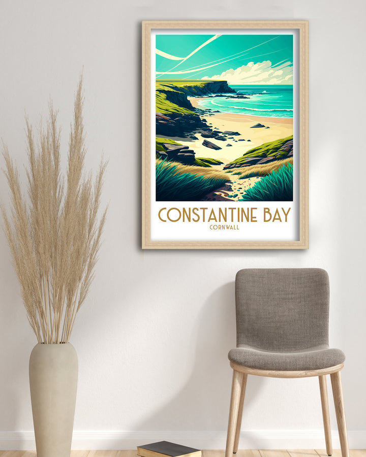 Constantine Bay Travel Poster