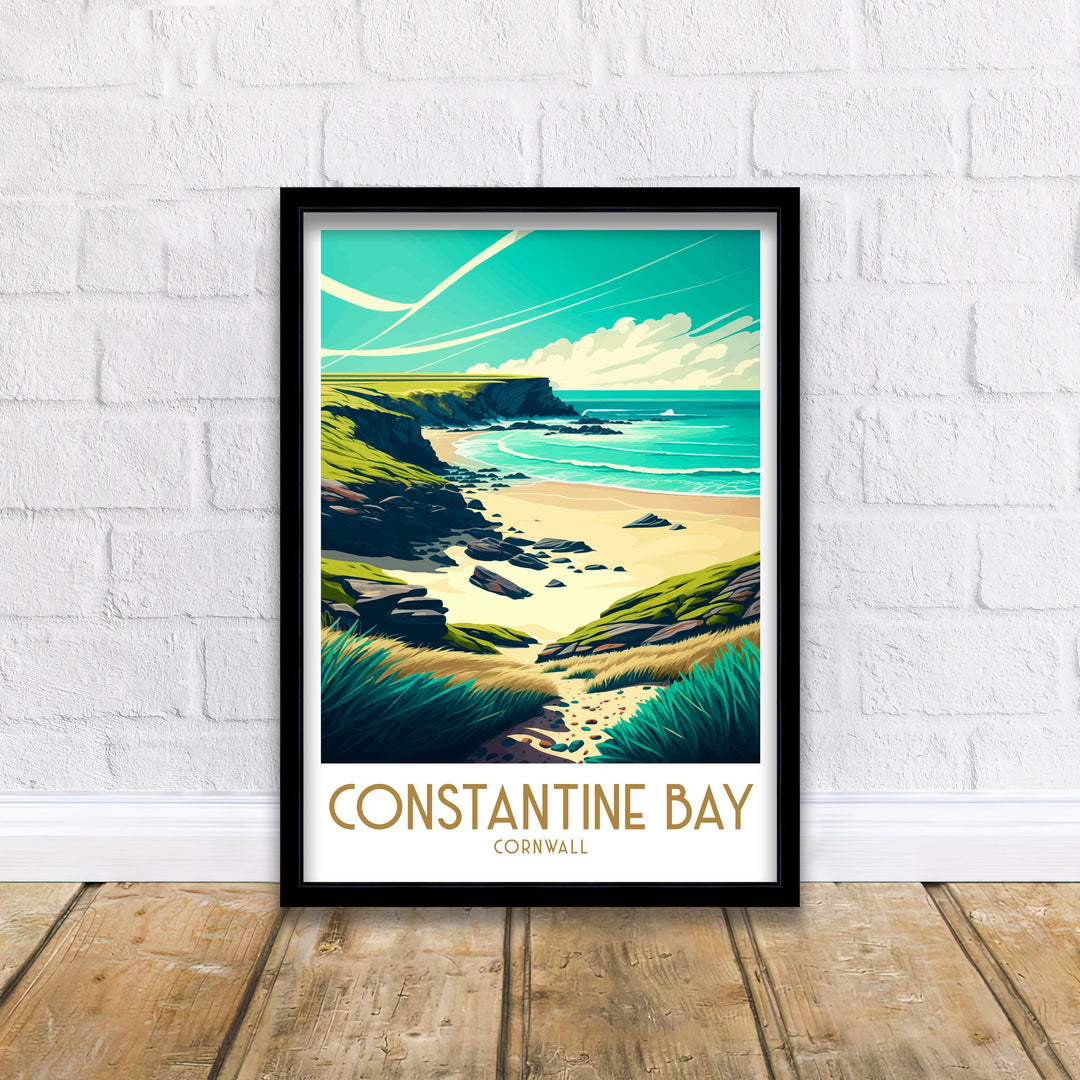 Constantine Bay Travel Poster