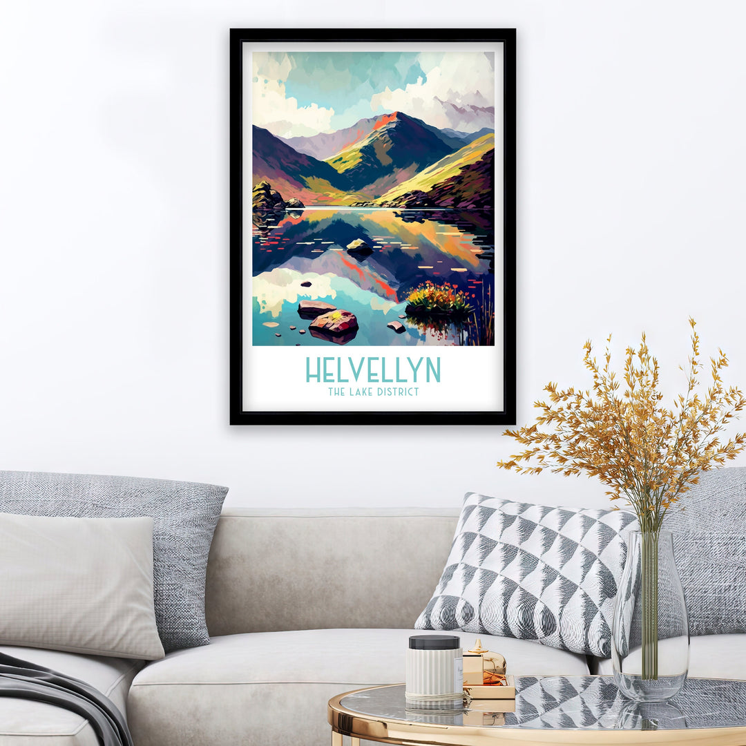 Helvellyn Travel Poster