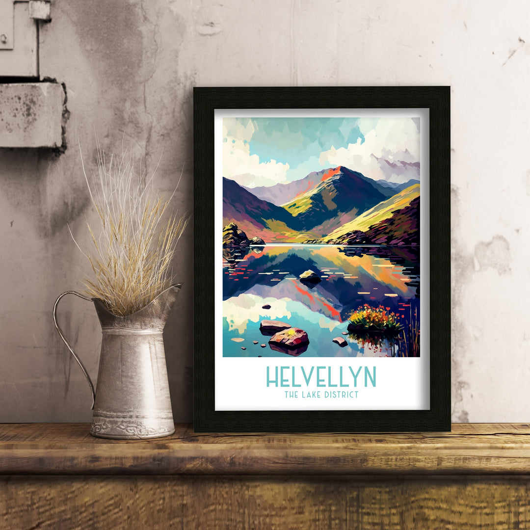 Helvellyn Travel Poster