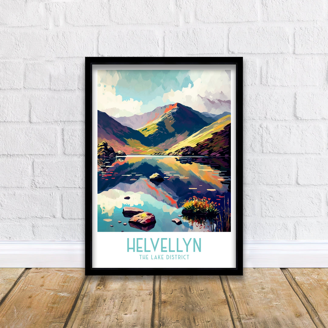 Helvellyn Travel Poster