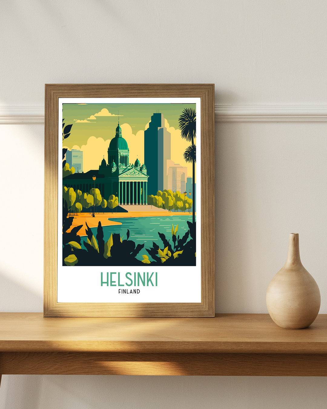 Helsinki Travel Poster