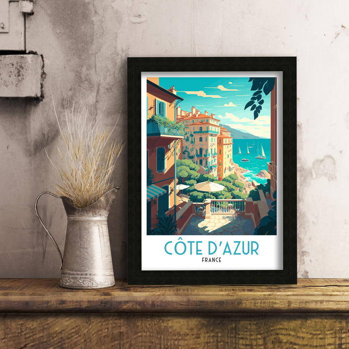 Côte d’Azur Travel Poster