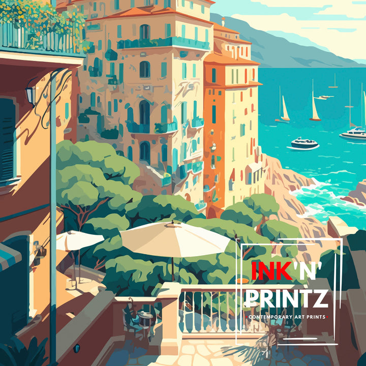 Côte d’Azur Travel Poster