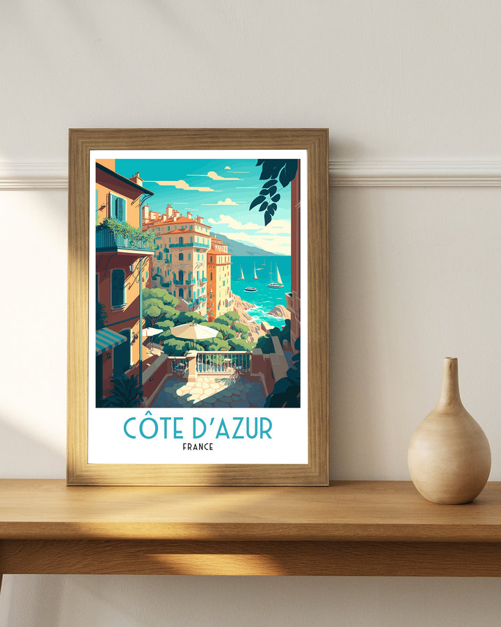 Côte d’Azur Travel Poster