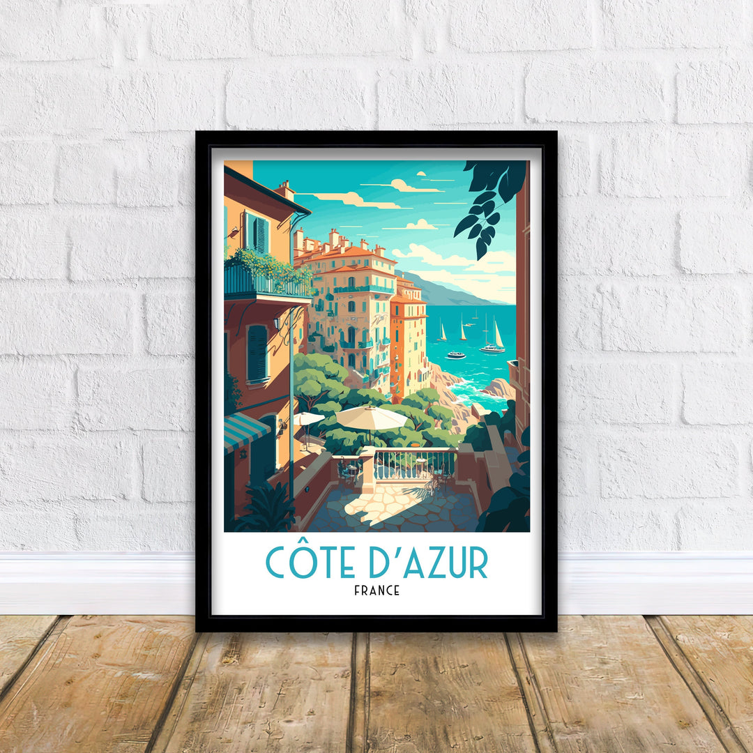 Côte d’Azur Travel Poster