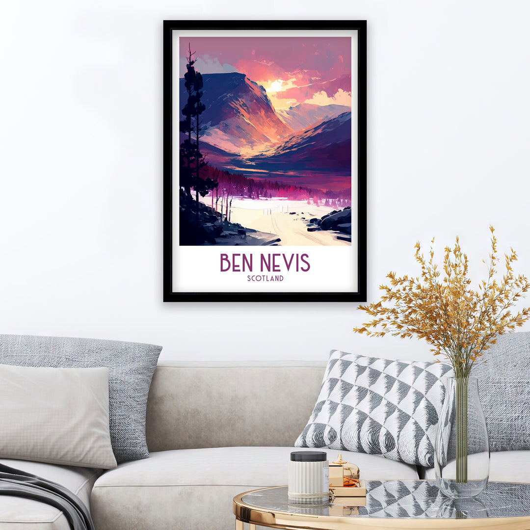 Ben Nevis Travel Poster