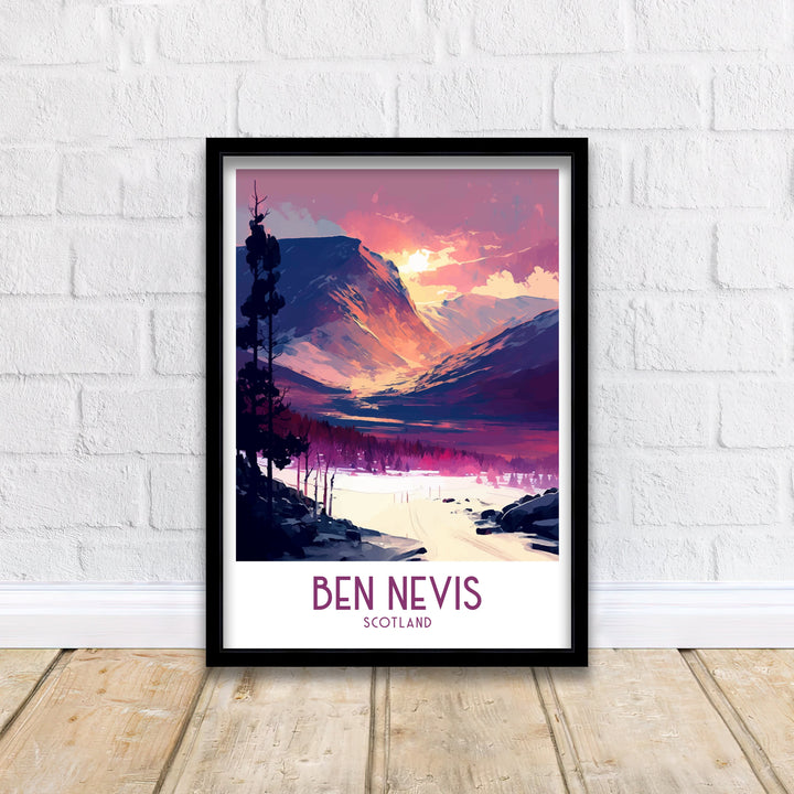 Ben Nevis Travel Poster