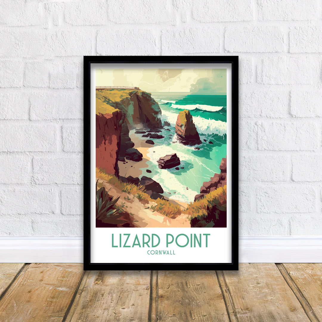 Lizard Point Travel Poster