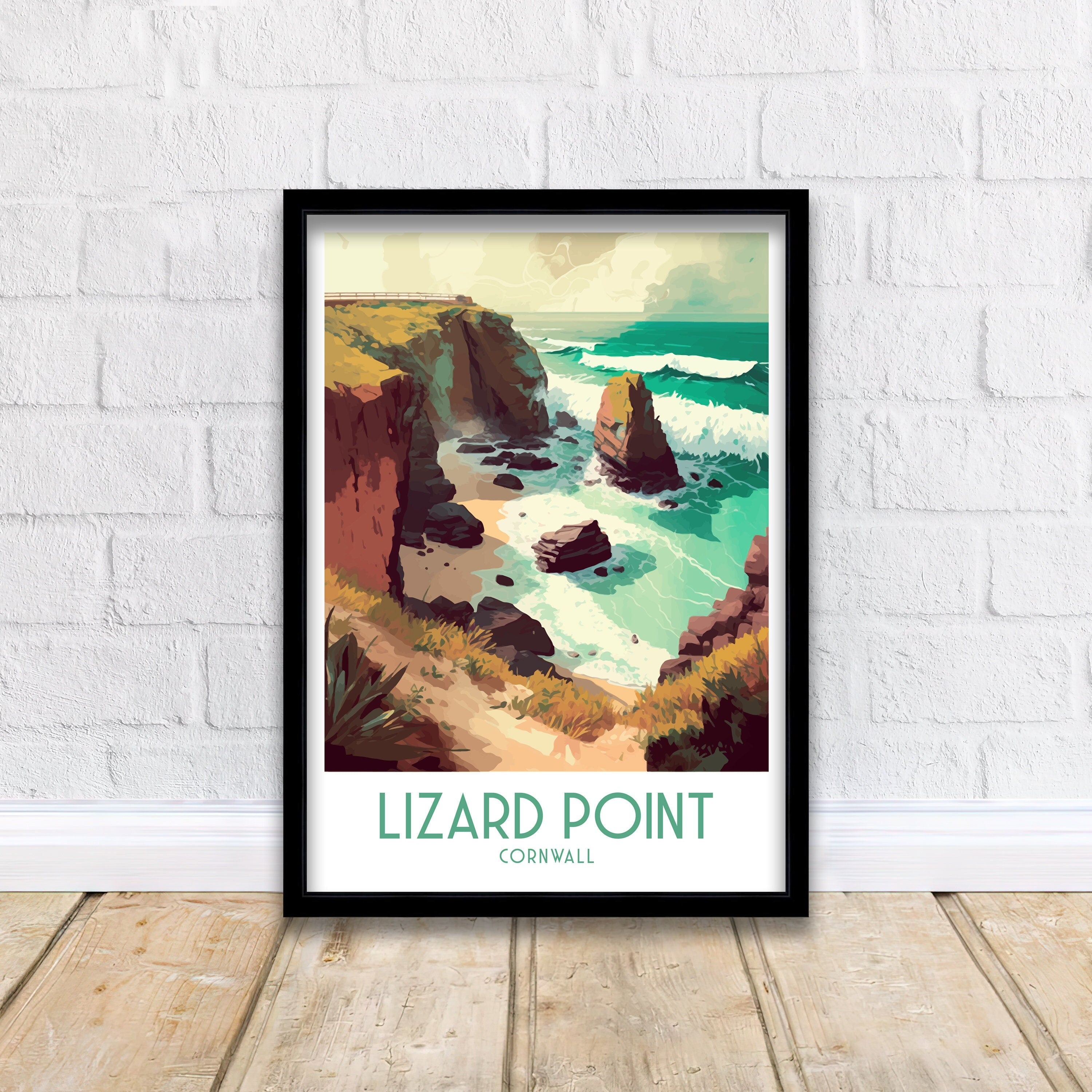 Lizard Point Travel Poster