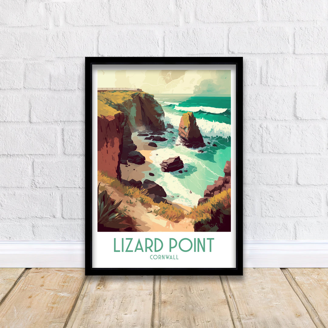 Lizard Point Travel Poster