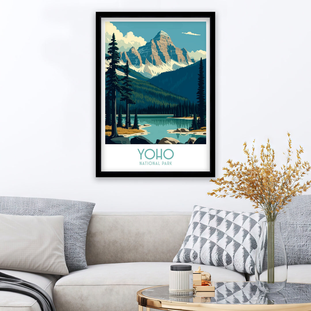 Yoho National Park Travel Poster