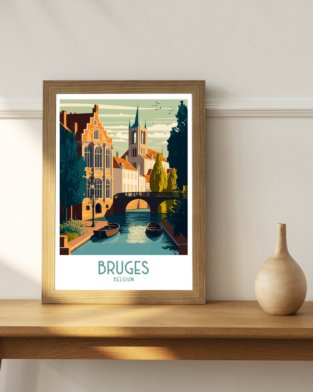 Bruges Travel Poster