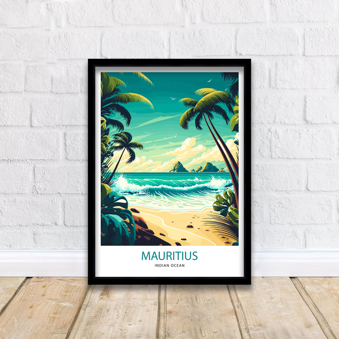 Mauritius Travel Poster Mauritius Poster