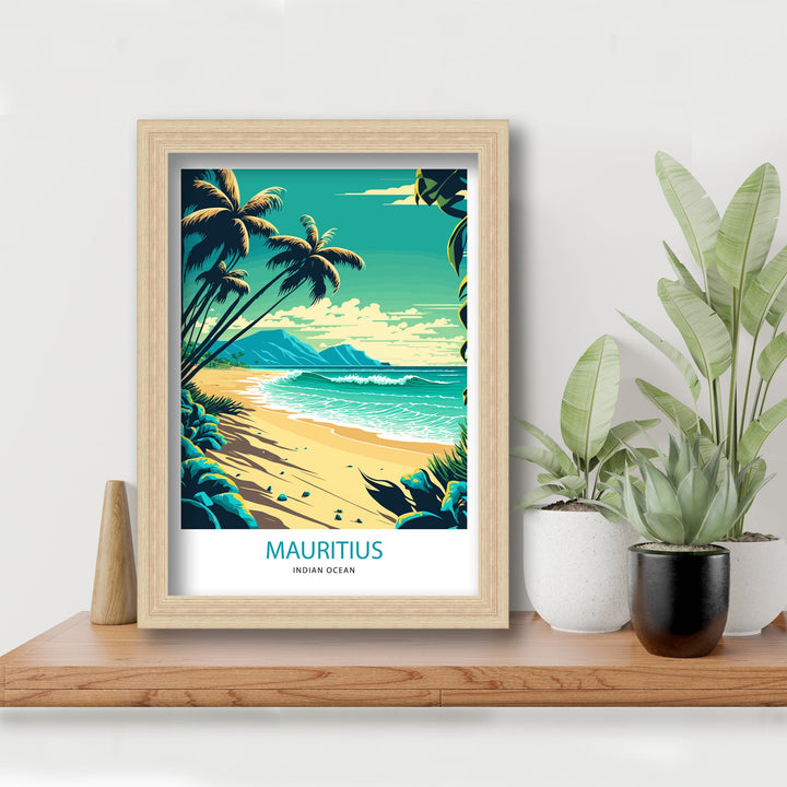 Mauritius Travel Poster Mauritius Poster