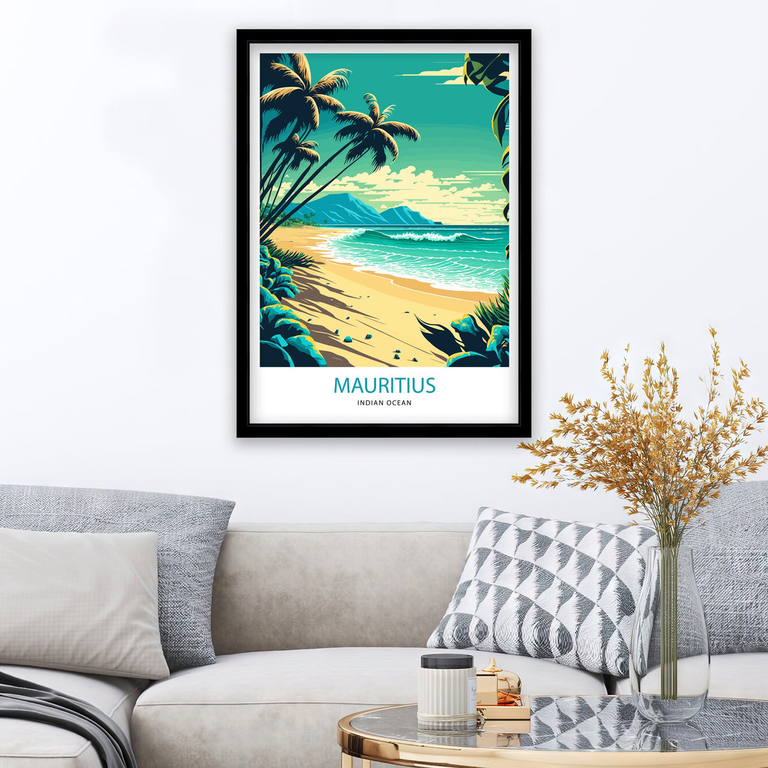 Mauritius Travel Poster Mauritius Poster