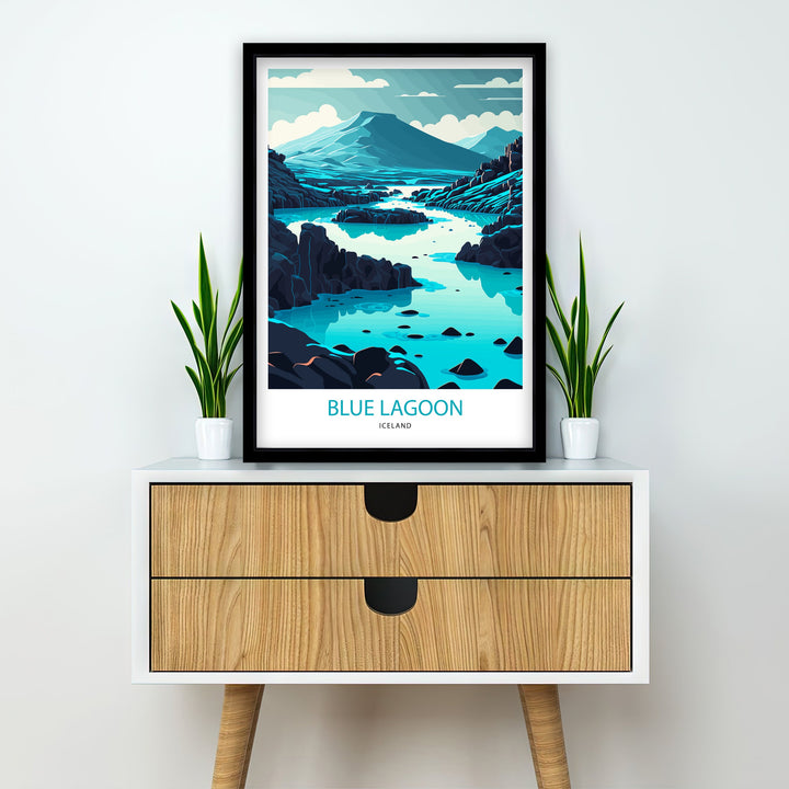 Iceland Travel Poster