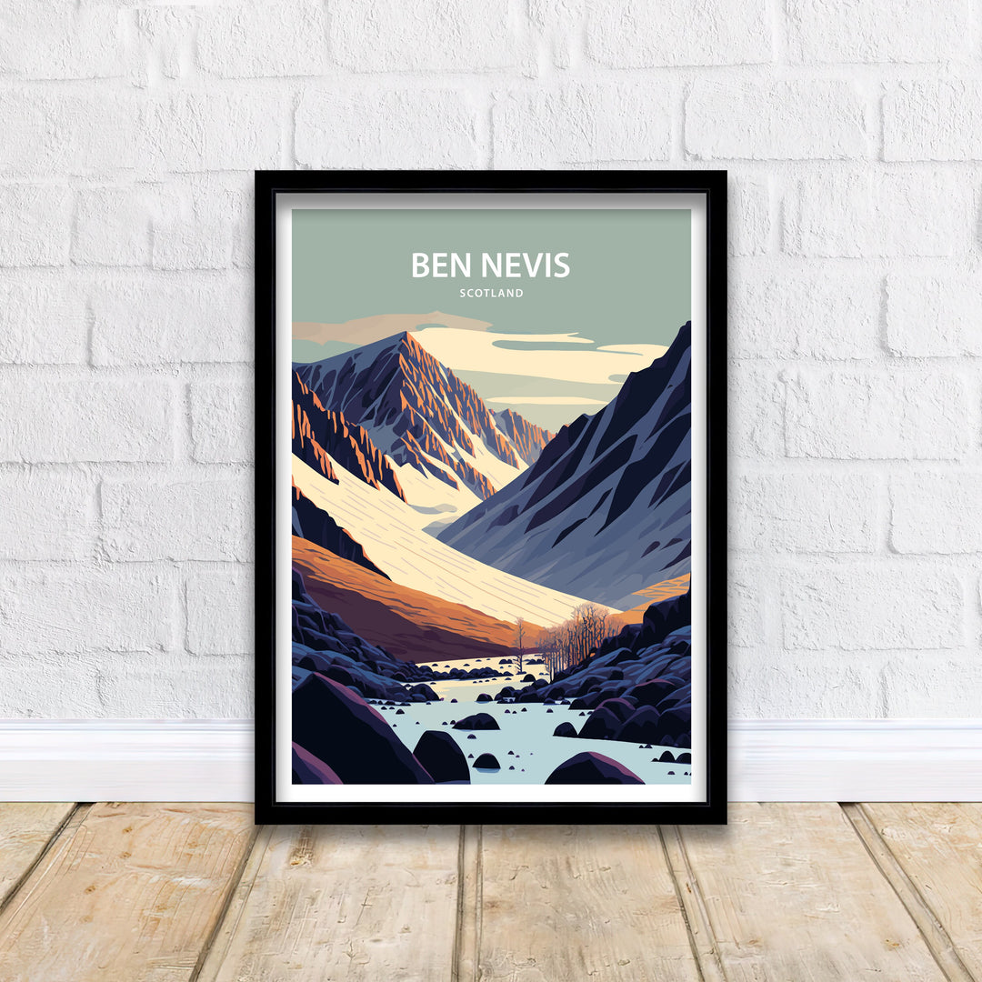 Ben Nevis Travel Poster