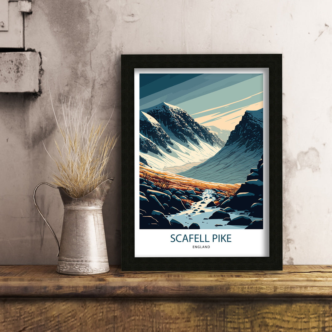 Scafell Pike Travel Poster