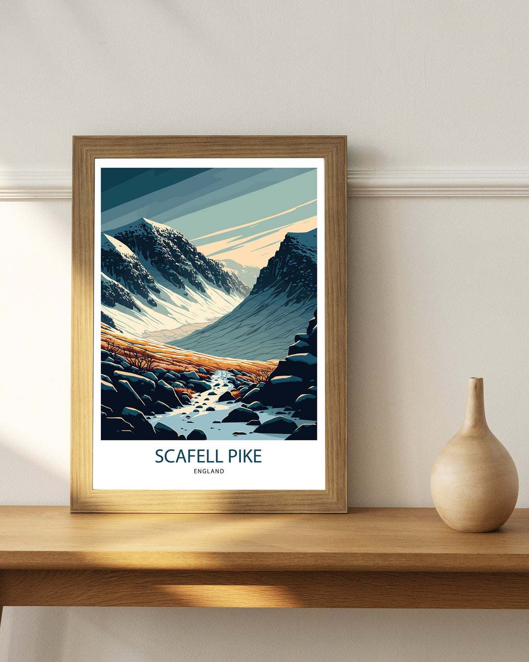 Scafell Pike Travel Poster