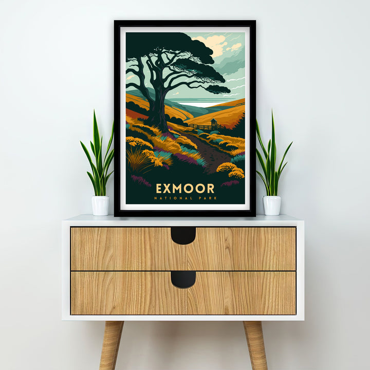 Exmoor National Park Travel Poster