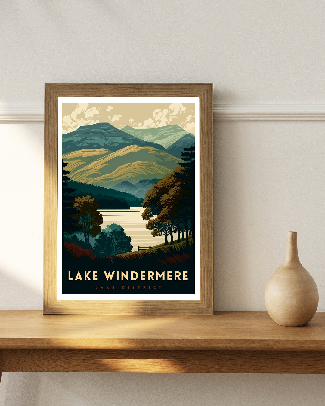 Lake Windermere Travel Poster