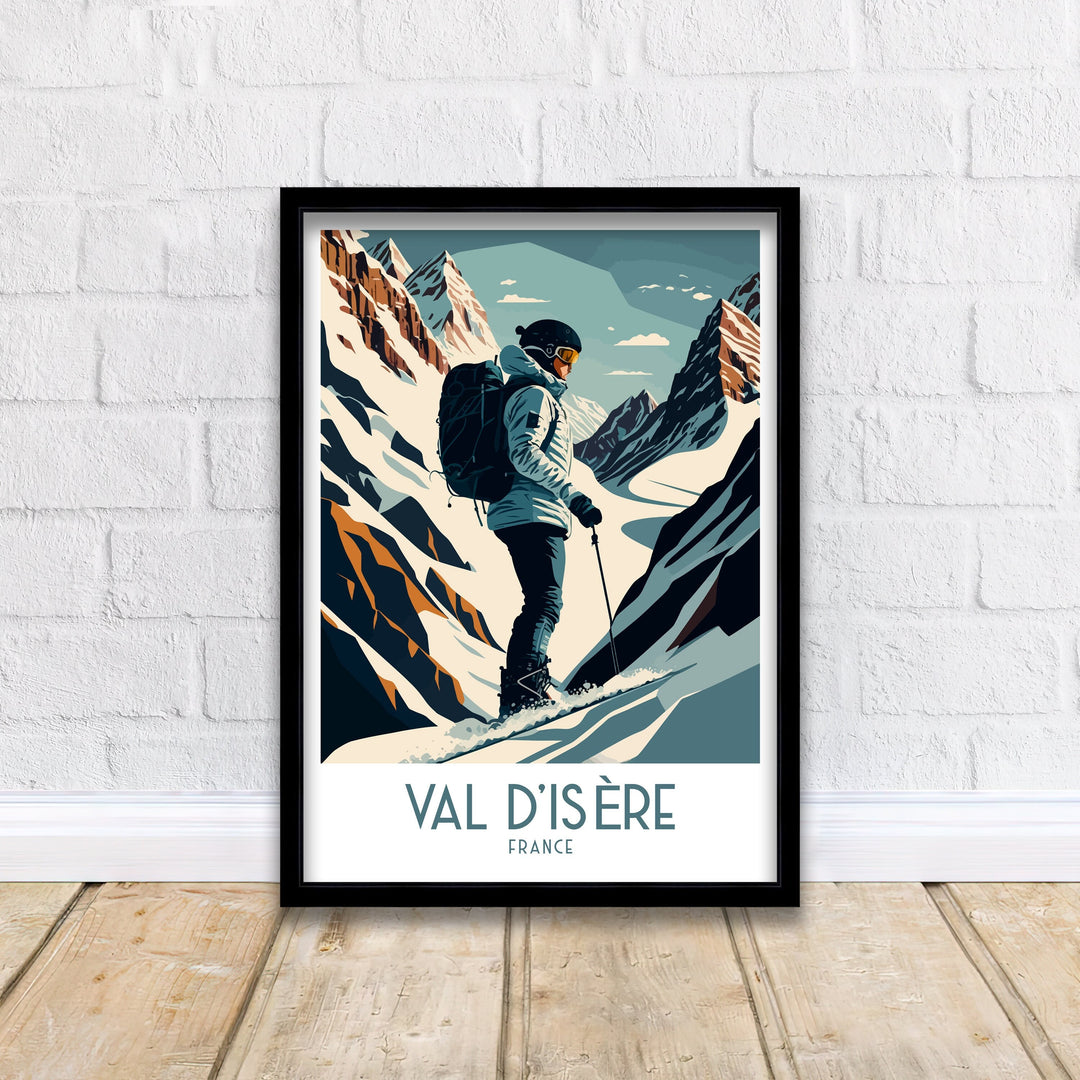 Val d'isere Travel Poster