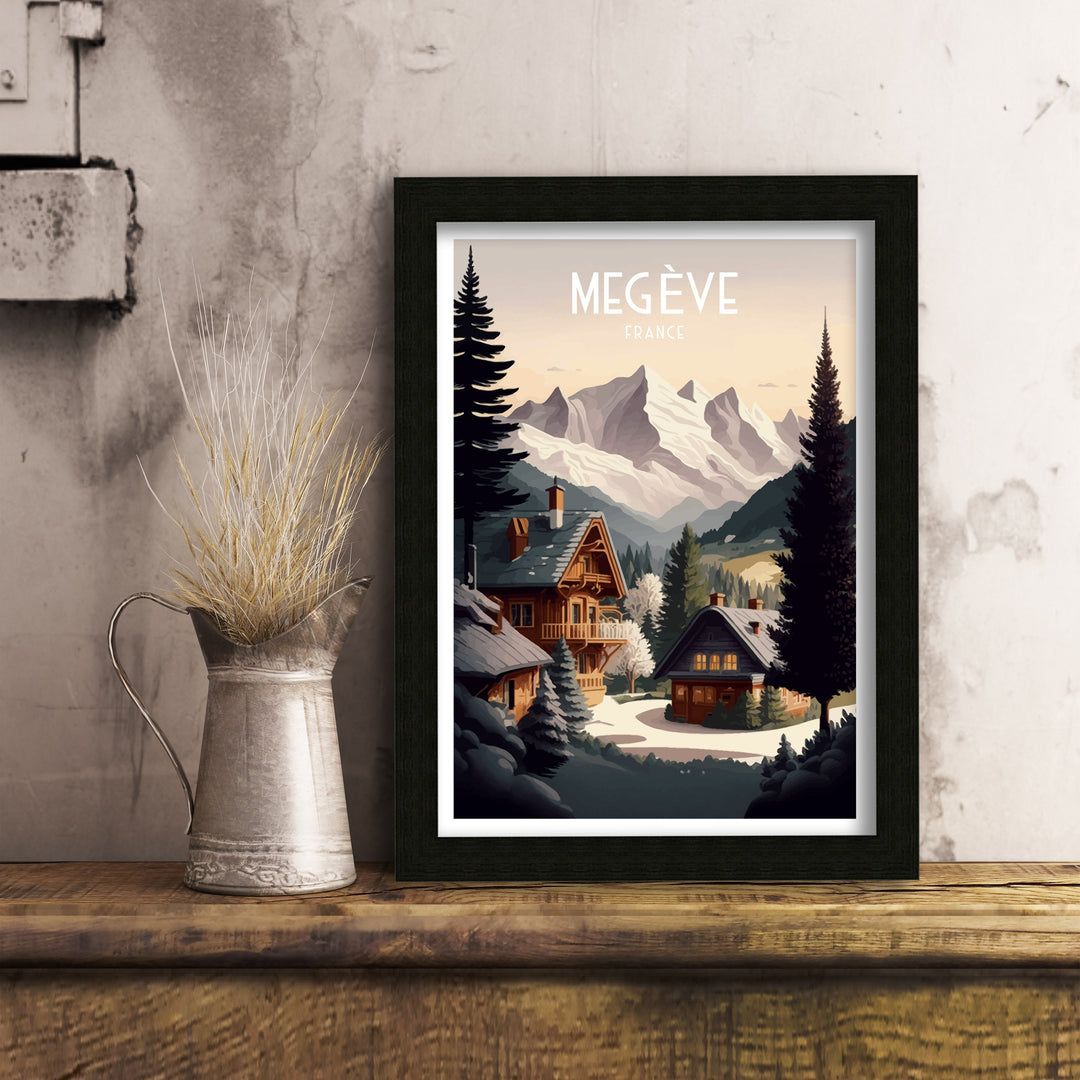 Megeve Ski Poster