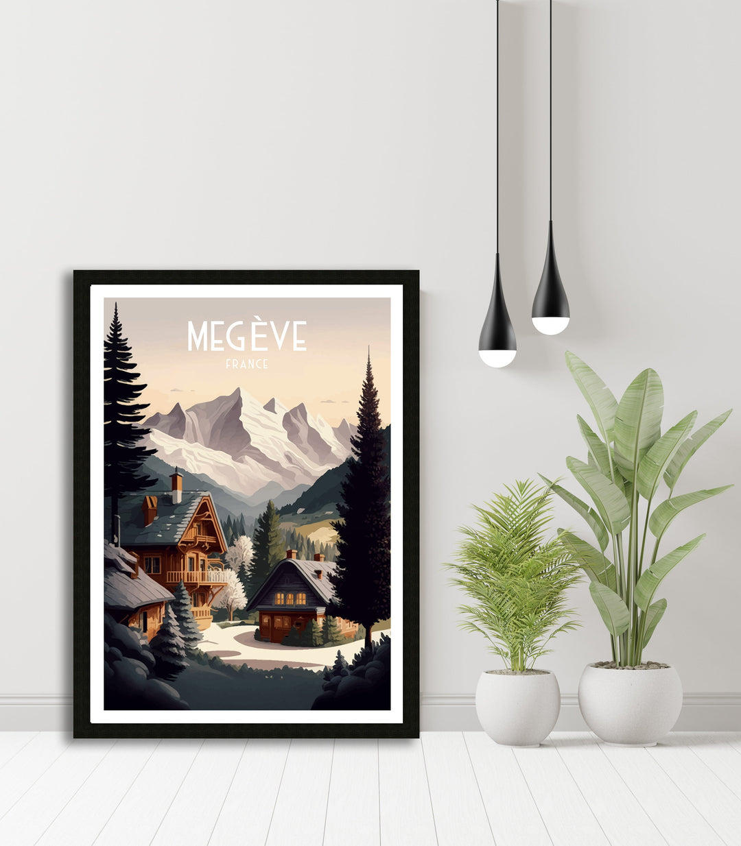 Megeve Ski Poster