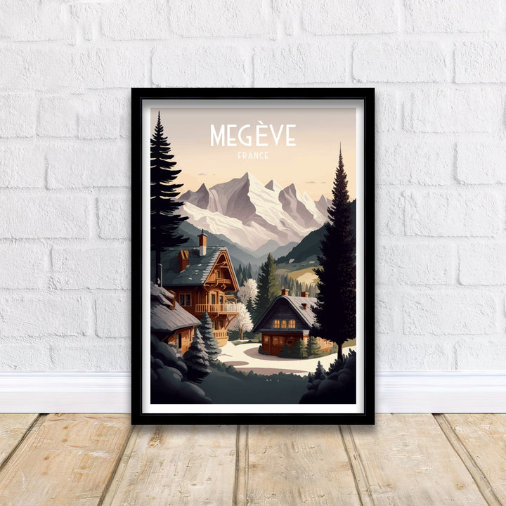 Megeve Ski Poster