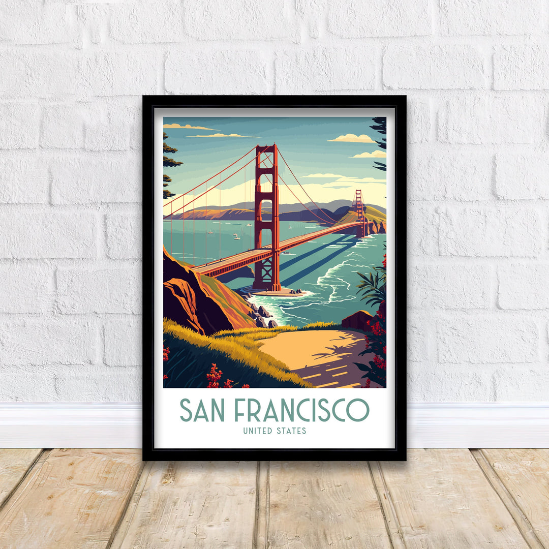 San Francisco Travel Poster