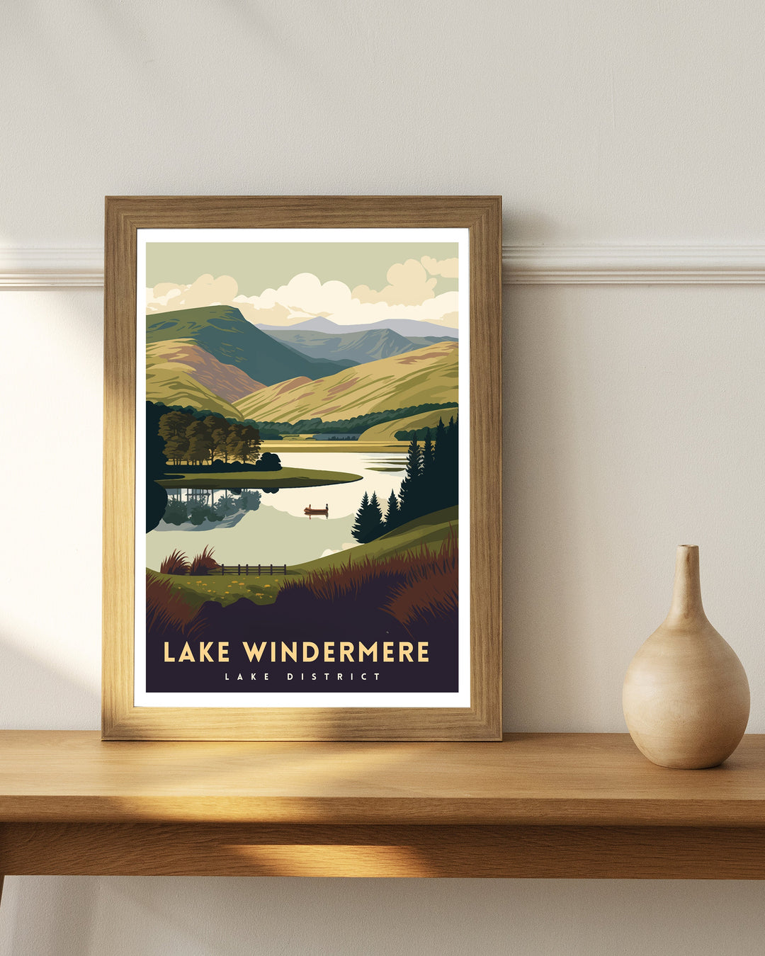 Lake Windermere Travel Poster