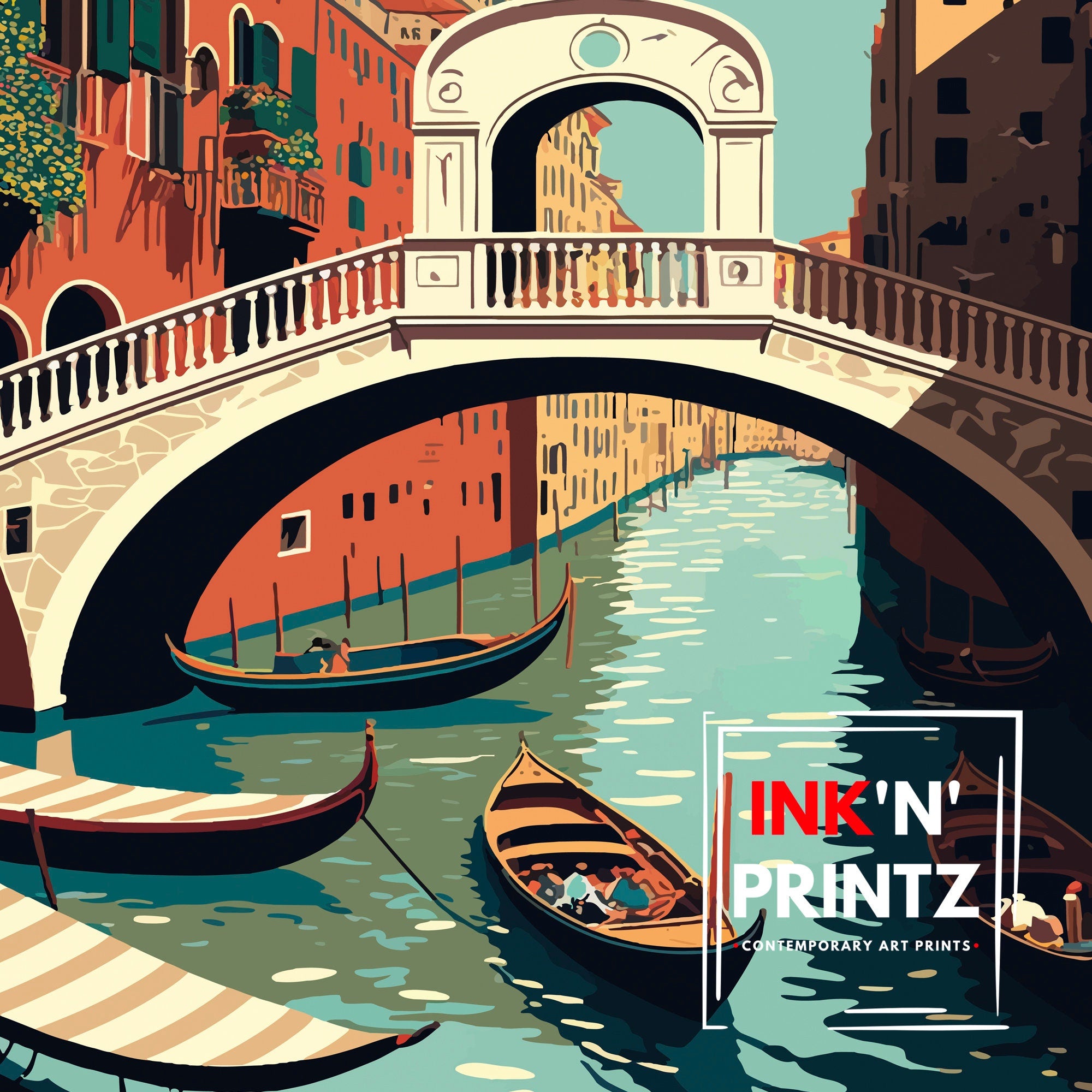 Venice Travel Poster