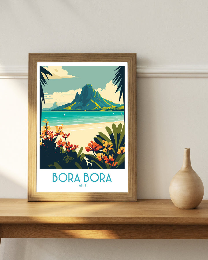 Bora Bora Travel Poster