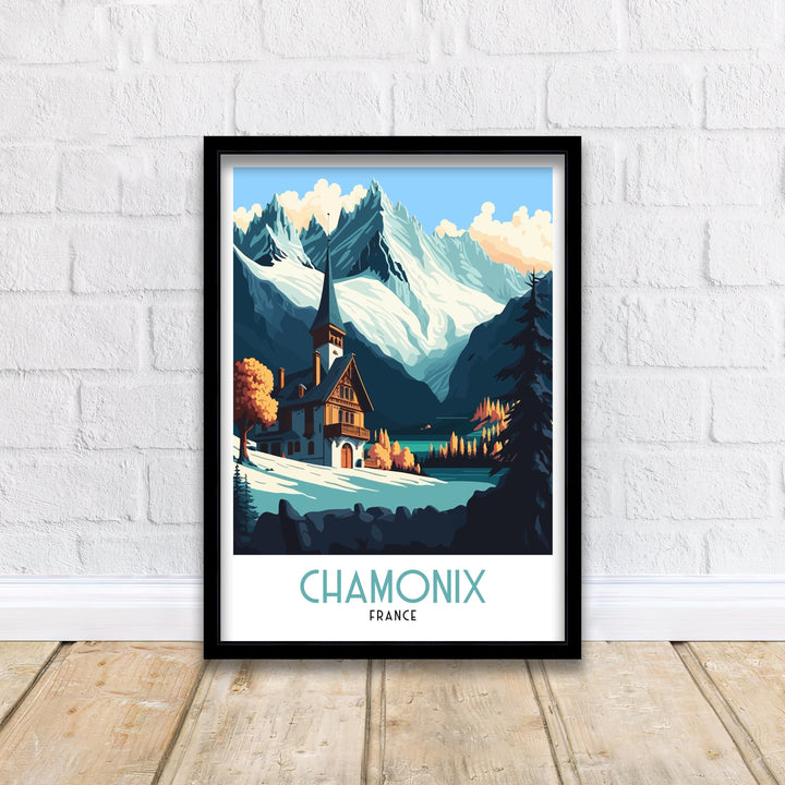 Chamonix Travel Poster