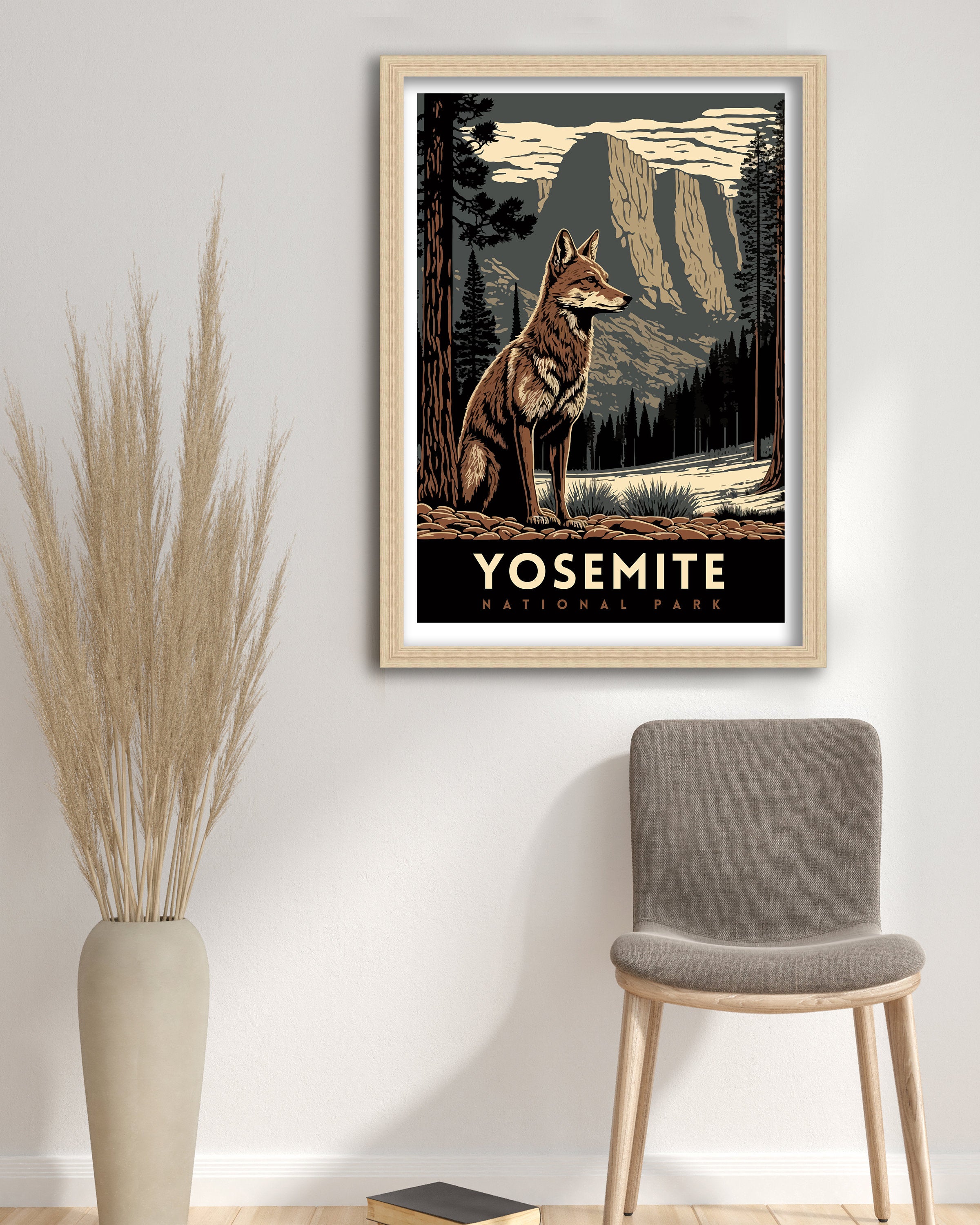 Yosemite National Park Art Print | Adventure Travel Poster