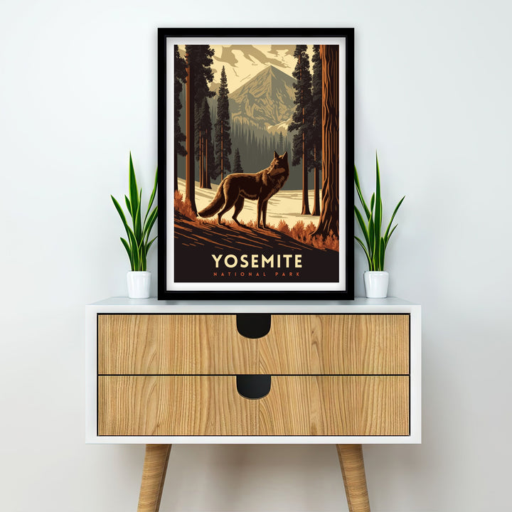 Yosemite National Park Travel Poster