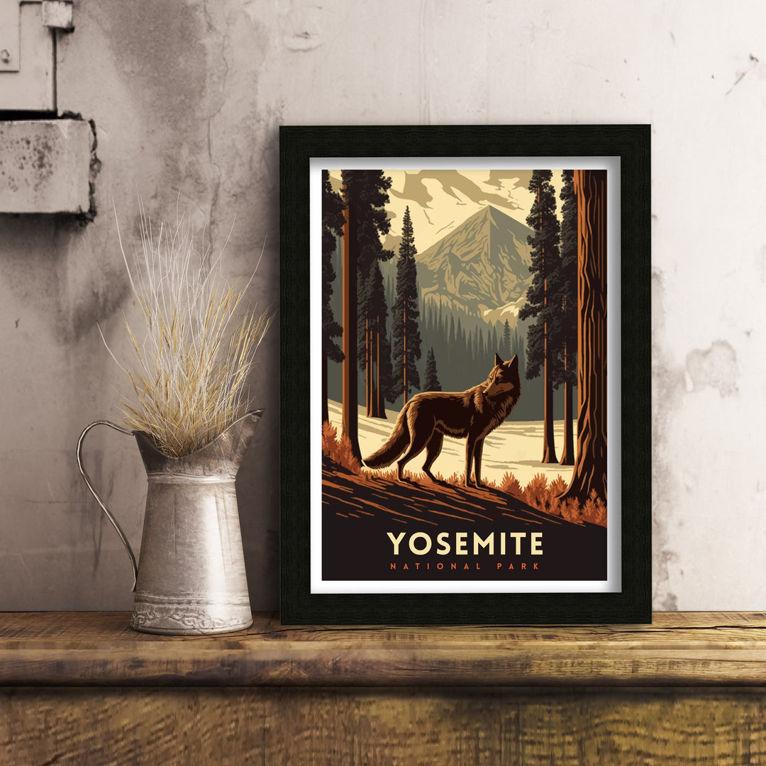 Yosemite National Park Travel Poster