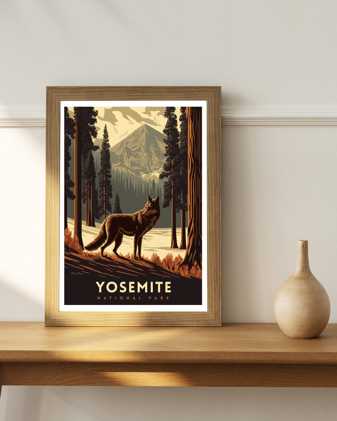 Yosemite National Park Travel Poster