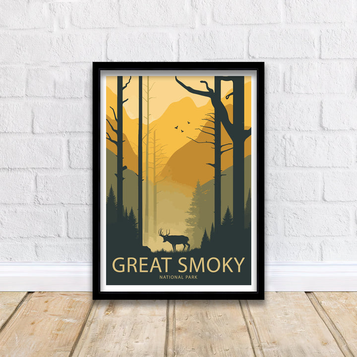 Great Smoky Mountain Travel Poster