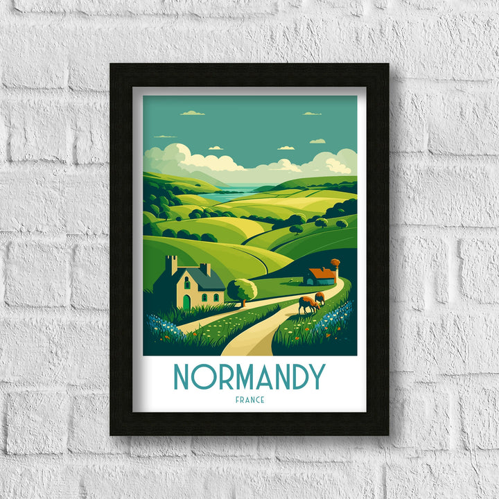 Normandy Travel Poster Normandy