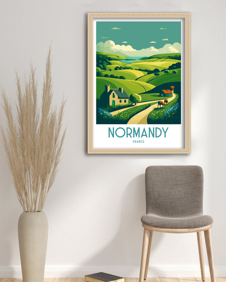 Normandy Travel Poster Normandy