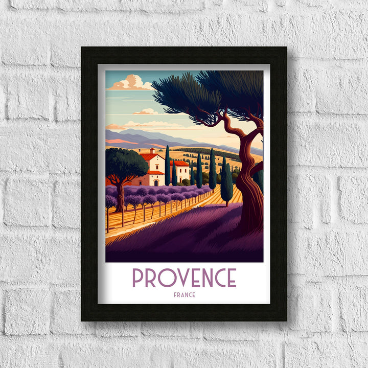 Provence Travel Poster Provence