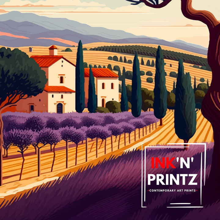 Provence Travel Poster Provence